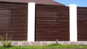 Горизонтальный Забор Жалюзи — Преимущества и Особенности | Разновидности и Монтаж