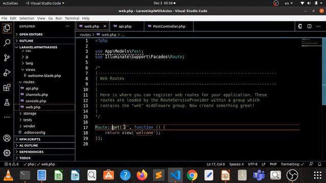 6 Laravel API + Axios - Make Routes for API CRUD (မြန်မာ) смотреть онлайн