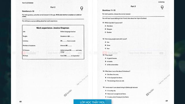 KET Listening 2020 TEST 2 - A2 Key 8 Practice Tests COLLINS with ANSWER KEY смотреть онлайн