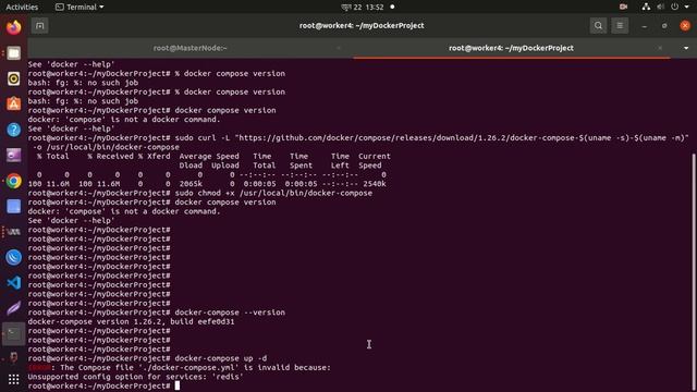 how to run docker compose run flask app in ubuntu смотреть онлайн