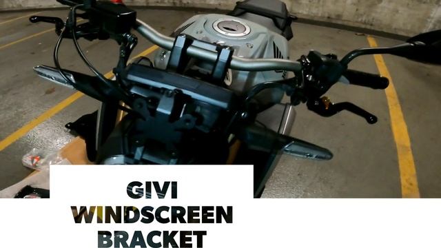 Givi windscreen/windshield install. 2021 CB650R смотреть онлайн