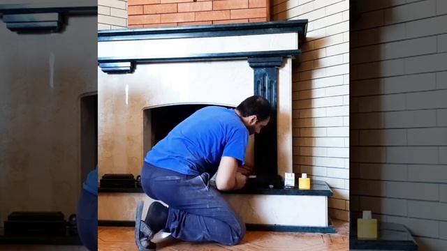 Камин из мрамора.# Своими руками. смотреть онлайн