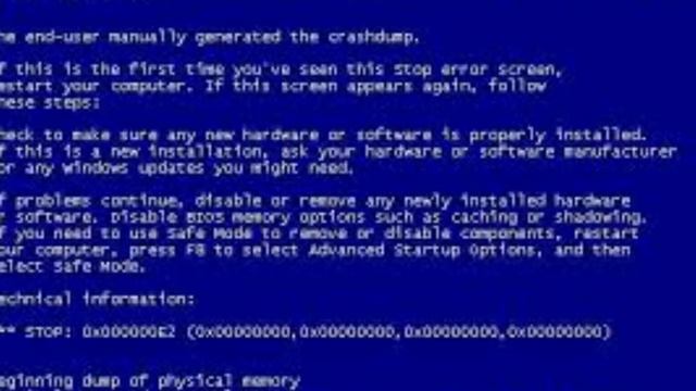 Легендарная ошибка Windows XP смотреть онлайн