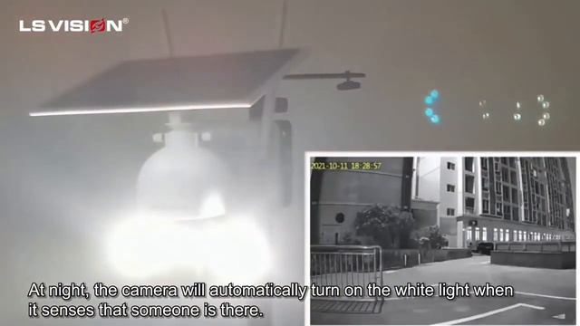 LS VISION LS-WS09 Wireless 4MP 1080P 4G/Wifi Floodlight Solar Battery Powered PTZ Camera смотреть онлайн