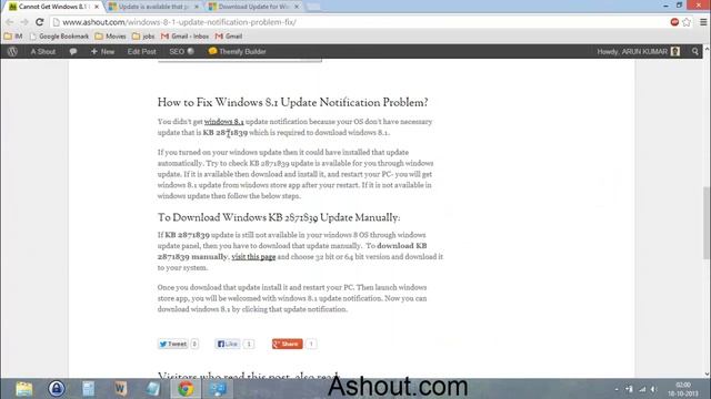 Windows 8.1 Update Notification Problem in Windows Store смотреть онлайн