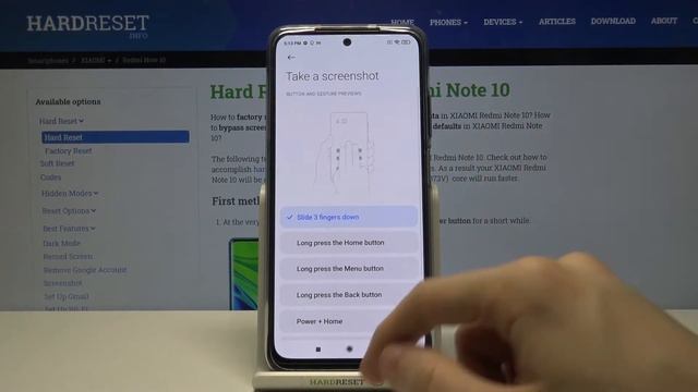 How to Make Screenshot Using Gestures in XIAOMI Redmi Note 10 – Check New Screenshot Method смотреть онлайн