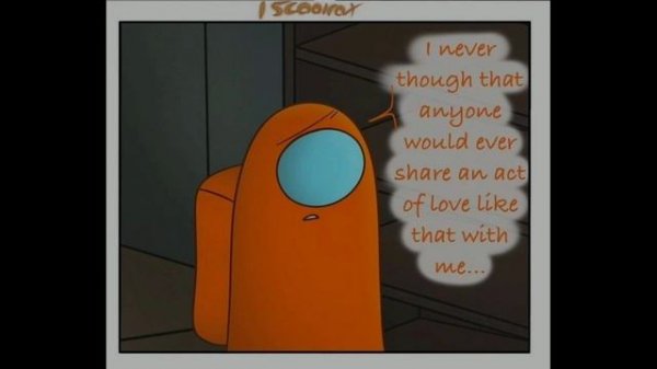 Green x Orange - Among Us Comic