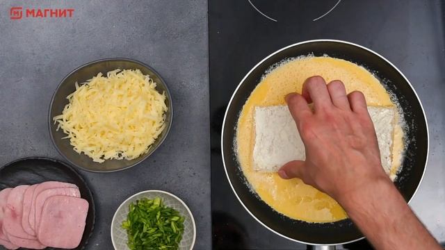 Французский тост с омлетом и сыром смотреть онлайн