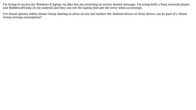Allow upnp/dlna access to Windows 8 смотреть онлайн