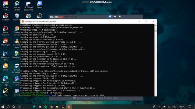 Tutorial install Laravel Framework di Linux Ubuntu WSL смотреть онлайн