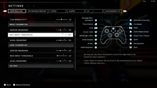 HALO INFINITE: DEADZONE SETTINGS UPDATE, Sensitivity, Weapon Offset |  Beginner Tips #5