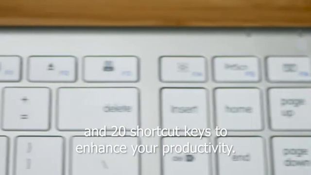 Bluetooth Keyboard for Mac - Slim, Rechargeable, and Multi-Device Pairing! | ACEBTKEY смотреть онлайн