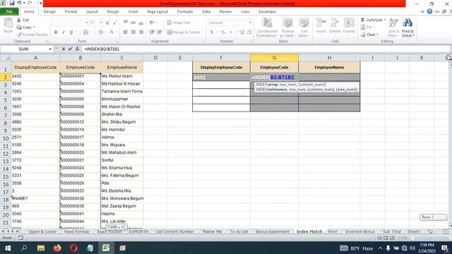 How to use Index Match Formula in excel Bangla tutorials смотреть онлайн