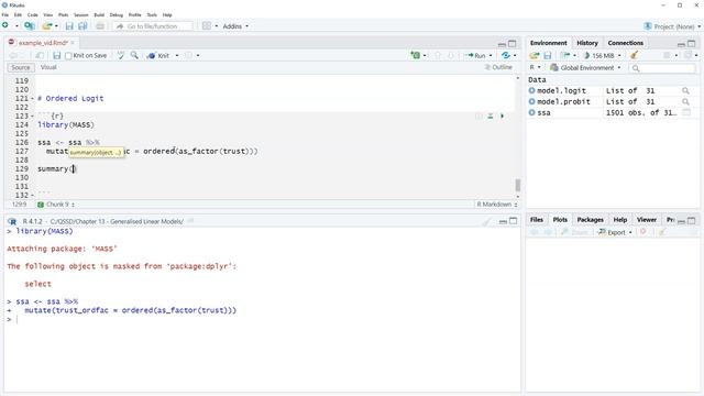 Chapter 13 Video 6 - Ordered Logit Model in R смотреть онлайн