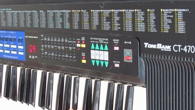 Casio CT-470 Classic Keyboard Overview And Demonstration