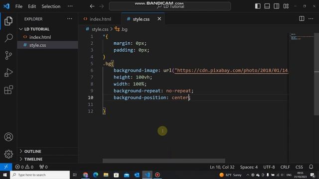 #07 How to add image to the background - Sinhala #html #css #web_development смотреть онлайн