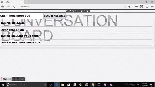 Socket.io Chatbox смотреть онлайн