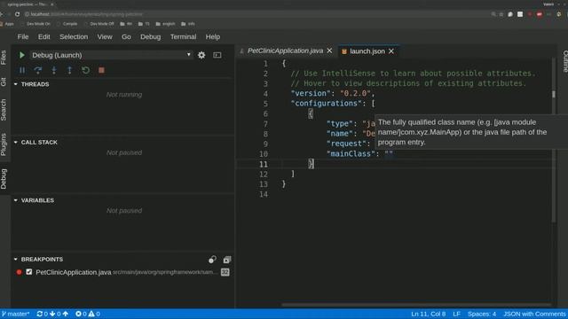 VS Code Java Debug Extension in Theia смотреть онлайн