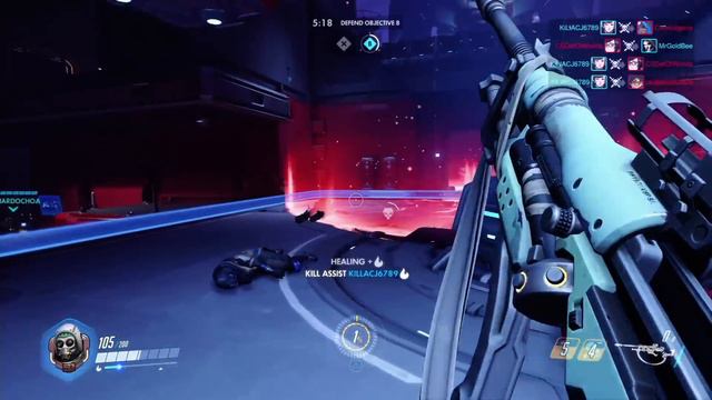 Overwatch 1st Expansion Gameplay pt8 - Down To the Wire! Ana's Defensive Moves смотреть онлайн