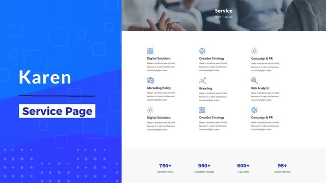 Karen Corporate Business Bootstrap 5 Template | HTML Template смотреть онлайн