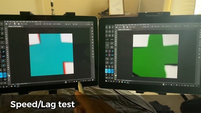 Surface Go 2 8gb - Photoshop Speed and Lag comparison to Surface Go 4gb, jitter test, pressure test смотреть онлайн