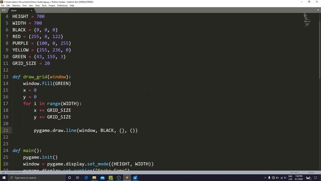 Juego de Snake en Python ? || Parte 1: Interfaz смотреть онлайн