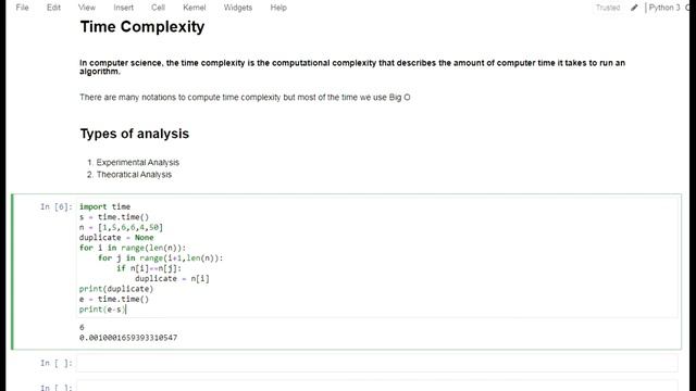#1 Time Complexity in Python | Algorithm Analysis | Experimental and Theoretical Analysis in Python смотреть онлайн