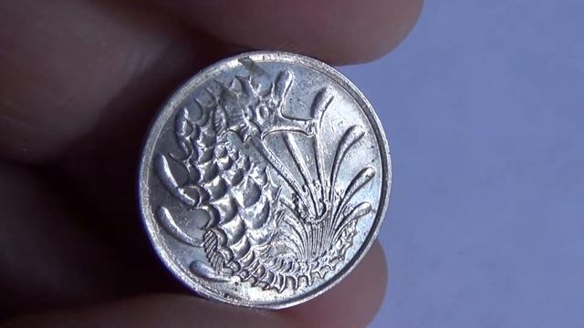 Coin of Singapore 10 cents 1981/Монета Сингапур 10 центов 1981 год смотреть онлайн