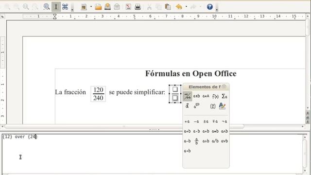 Fórmulas matemáticas con Open Office смотреть онлайн