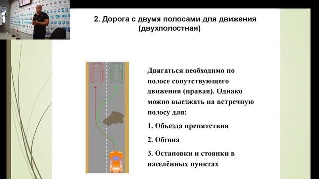 Урок № 15. Расположение транспортных средств на проезжей части. смотреть онлайн