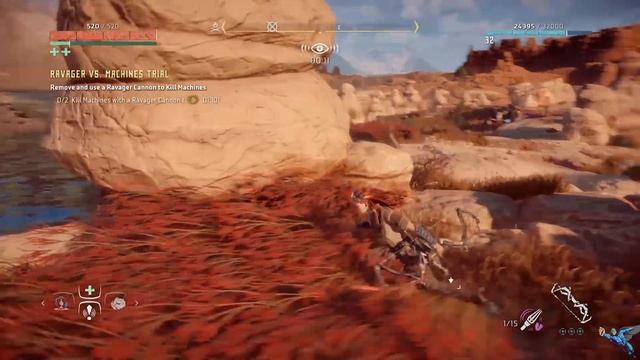 Horizon Zero Dawn Ravager Vs Machine Trial Guide смотреть онлайн