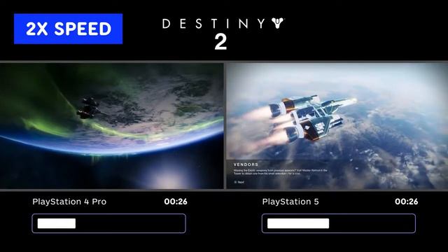 Сравнение загрузок на PS4 Pro и PS5. смотреть онлайн