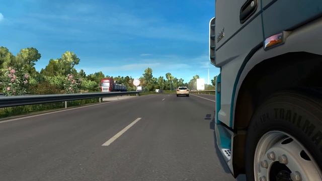 ETS 2 - Vive la France DLC - Trailer Pick up from Rennes смотреть онлайн