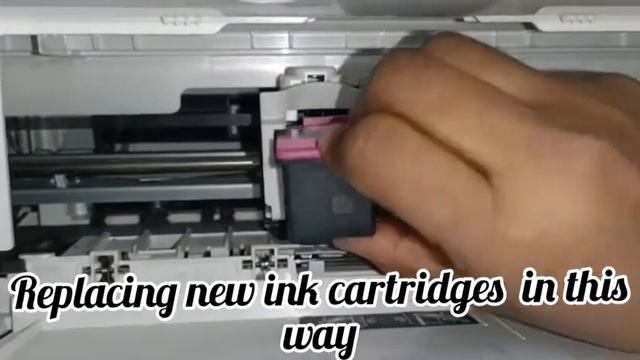 How to remove and replace ink cartridge in HP deskjet 2630 (print scan copy) смотреть онлайн