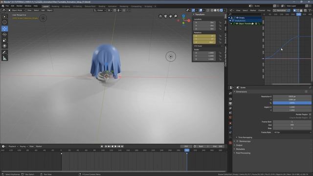 360 Turntable Animation Loop in Blender - Tutorial (Eevee) смотреть онлайн