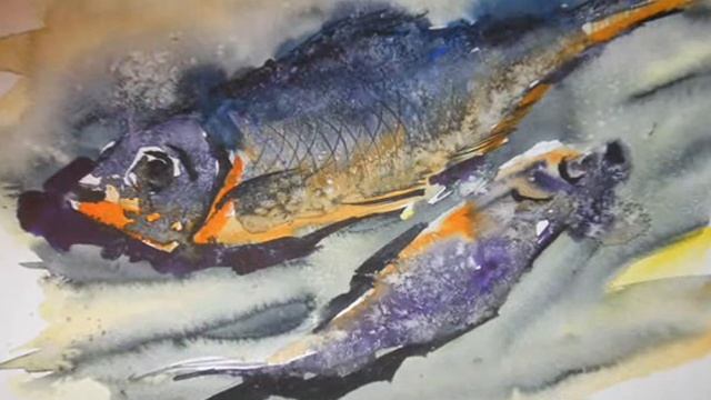 Anisstudio. Aquarelle. Master-class For Students. Акварель, Анисимова