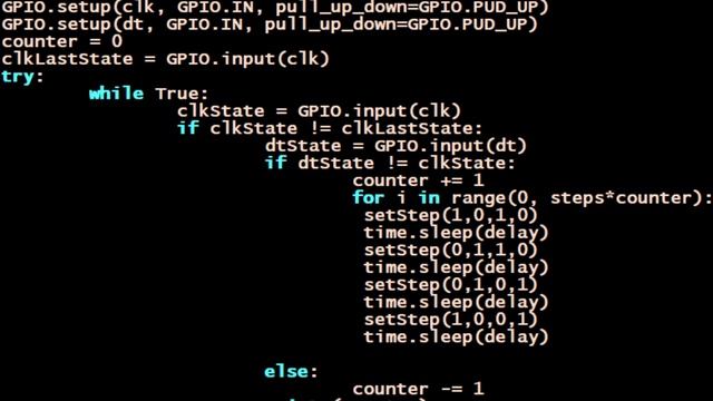 Raspberry Pi - Stepper Motor Control using a Rotary Encoder and L298 Driver смотреть онлайн