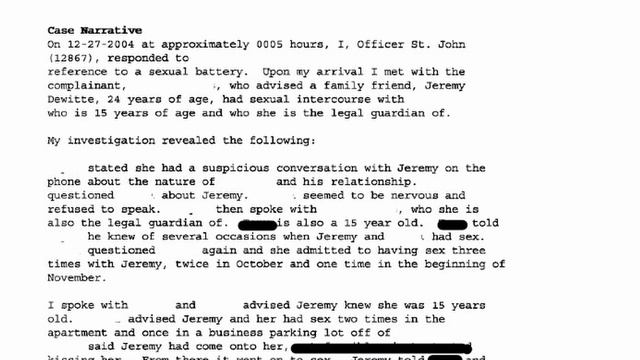 Jeremy Dewitte TRUTH "met a girl at a bar" Documents Released смотреть онлайн