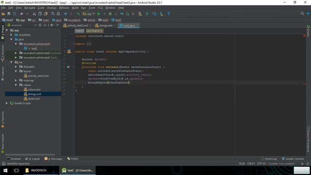 06. Adding Spinner (Drop down list) and performing OnItemSelectedListener() смотреть онлайн