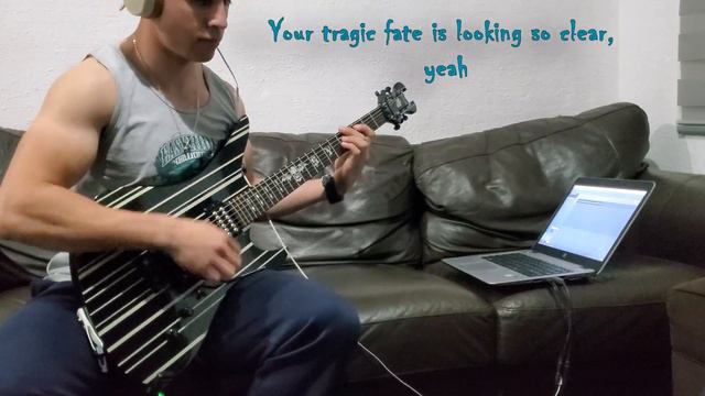 AVENGED SEVENFOLD - NIGHTMARE guitar cover with lyrics by Oskar Nuñez Beltran смотреть онлайн