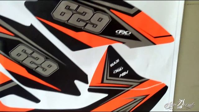 CARA MEMBUAT DECAL KLX STABILO - FLUO ORANGE смотреть онлайн