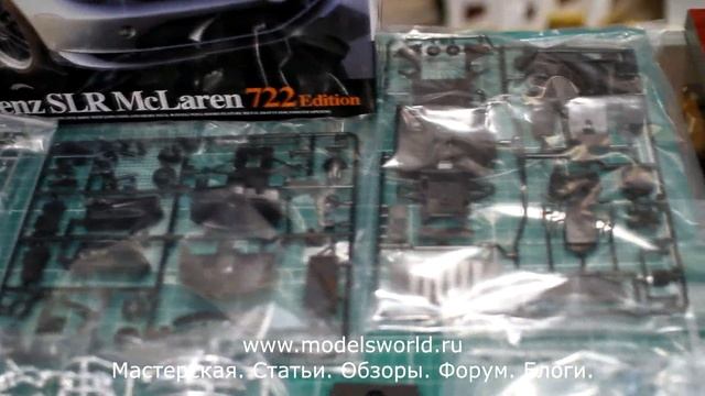 Обзор моделей от фирмы TAMIYA Mercedes-Benz SLR McLaren и Kawasaki ZZR1400