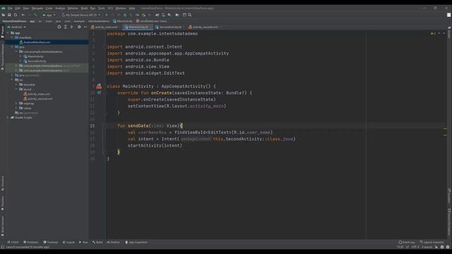 Tutorial: how to switch Activities using Intents - Kotlin and XML (coding demo in Android Studio) смотреть онлайн