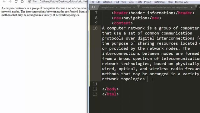 Header And Footer Tag in HTML | HTML Basic lesson-41 | html for beginners in hindi смотреть онлайн