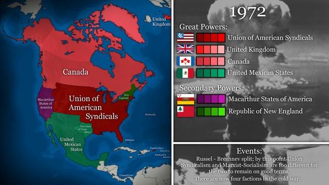 Alternate History of North America: Every year (1930-2020) смотреть онлайн