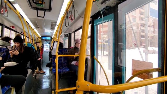 "По Купчино на 288". Поездка на автобусе «МАЗ-203.948» "38285" (ООО «Домтрансавто»), по 288. смотреть онлайн