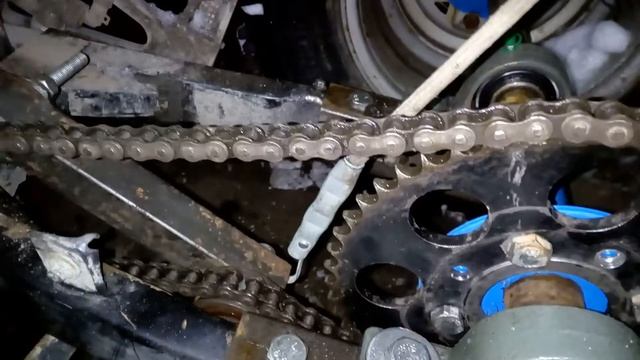 Трицикл из эндуро. Натяжитель цепи смотреть онлайн