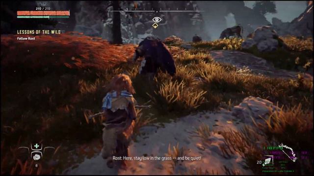 Horizon Zero Dawn For PC Steam Gameplay No music no commentary смотреть онлайн