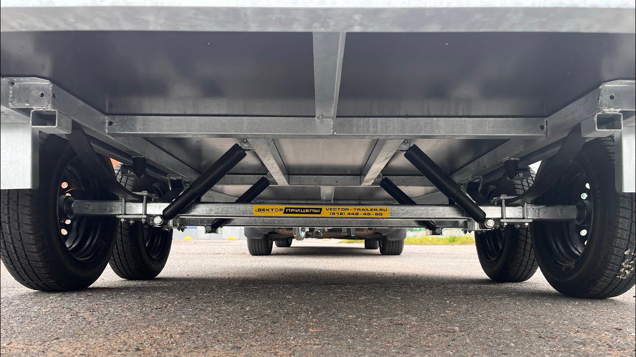 Компактный, мощный двухосный прицеп ЛАВ 81013G смотреть онлайн