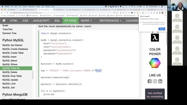 Advanced Python Programming with MySQL/MongoDB/SQLite3 смотреть онлайн
